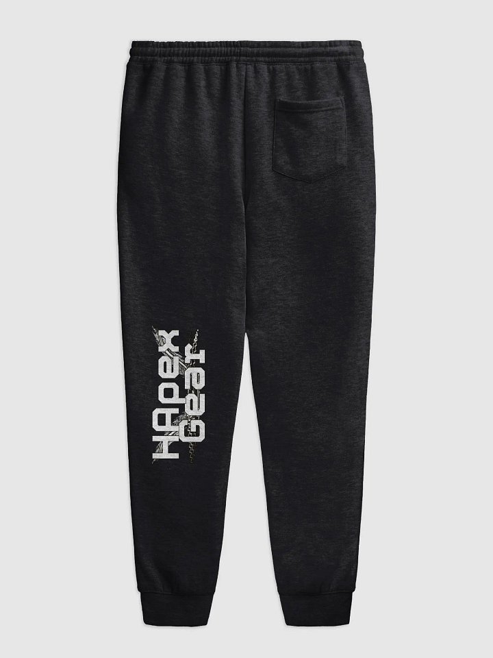 Midweight Fleece Joggers - White HApex Gear White Logo product image (2)