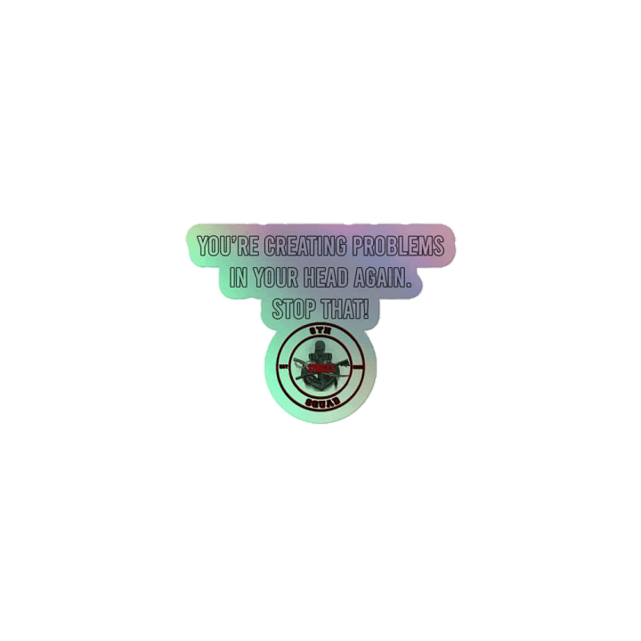 Creating Problems - Holo Sticker product image (1)