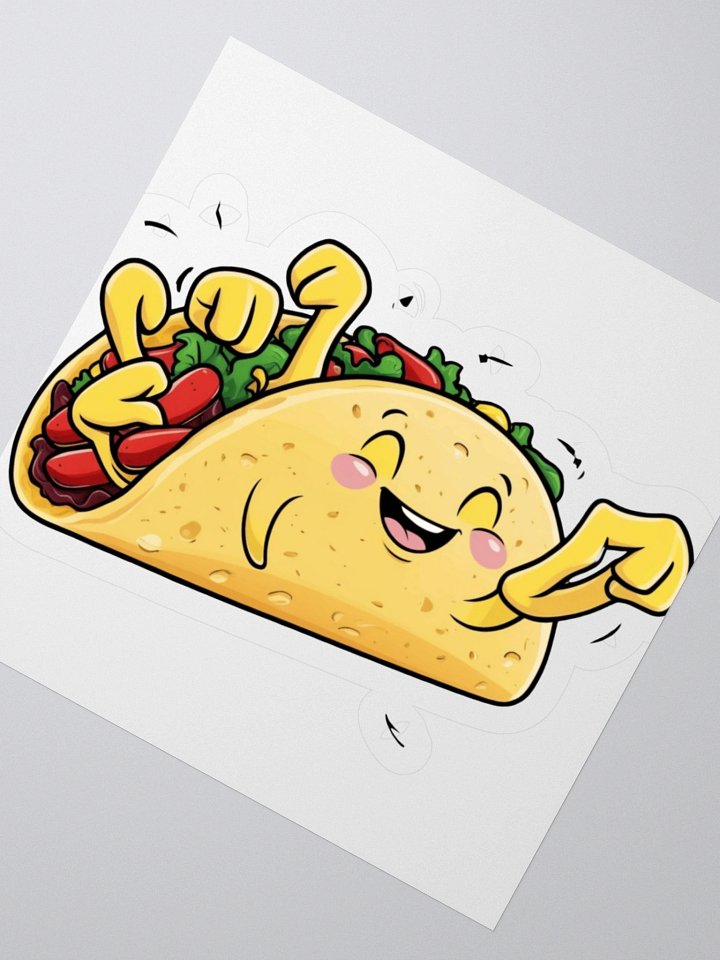 "Taco Tickler" Kiss Cut Sticker product image (2)