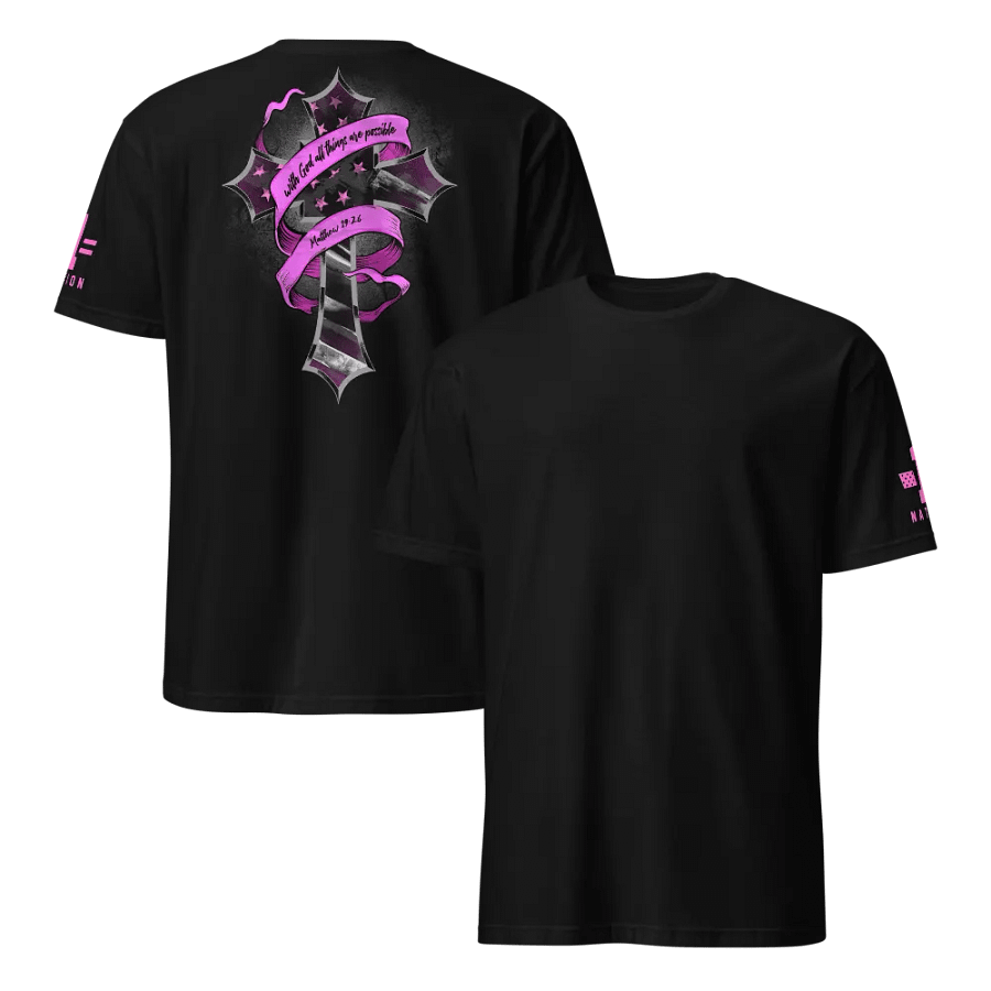 Matthew 19:26 Breast Cancer Awareness product image (13)