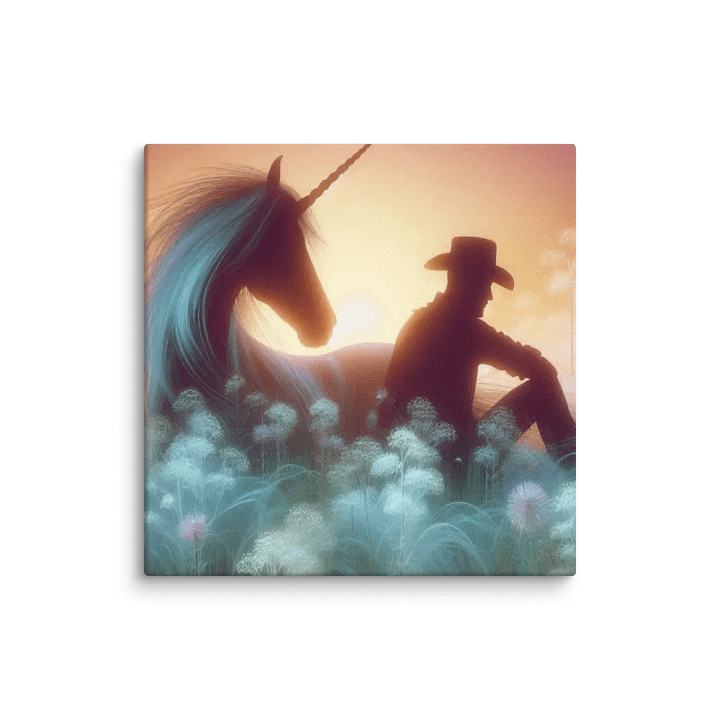 Unicorn Cowboy Canvas product image (33)