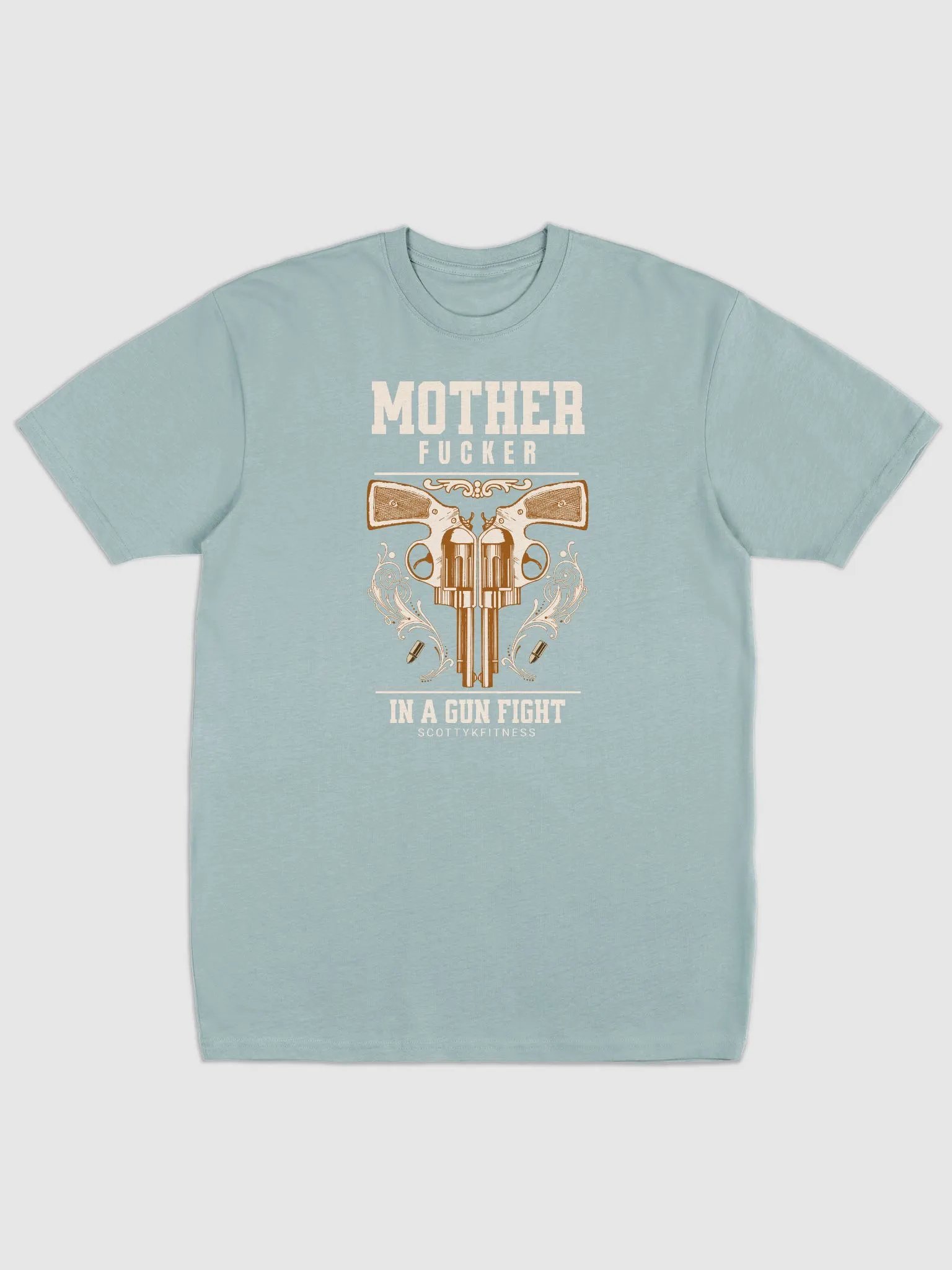 MF in a Gun Fight Unisex Heavyweight Tee product image (1)