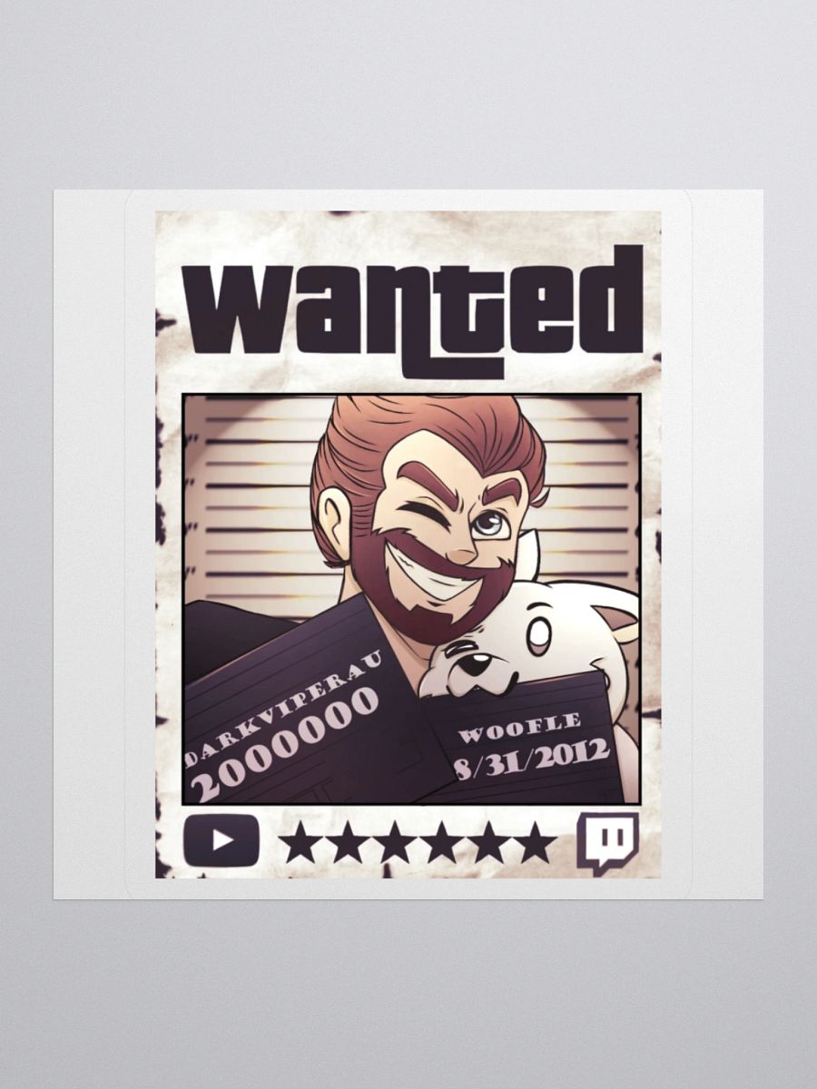 Wanted Poster Sticker product image (1)