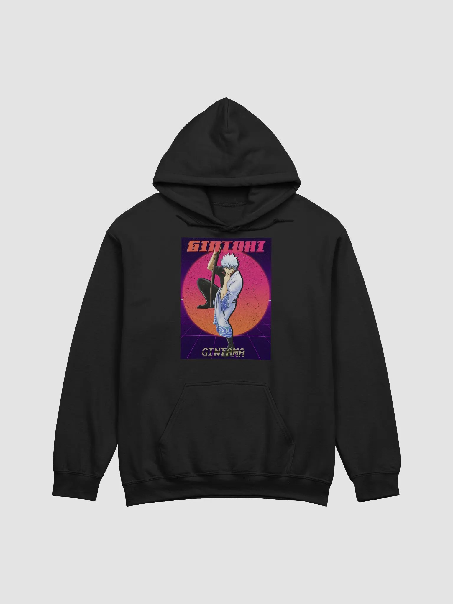 Gintama Gintoki Retro Sunset Sweatshirt – Gildan Midweight product image (1)