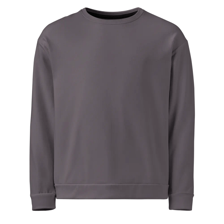 Plain Dark Brown Light Summer Unisex Recycled Polyester Heavyweight Premium Sweatshirt by Treasure Pie product image (1)