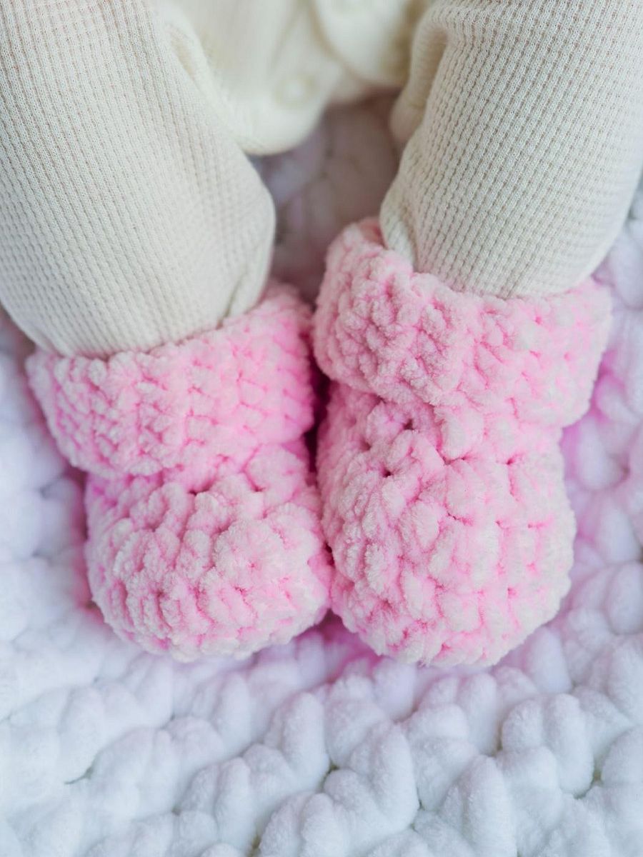 Crochet Pattern: Quick and Easy Baby Booties product image (3)