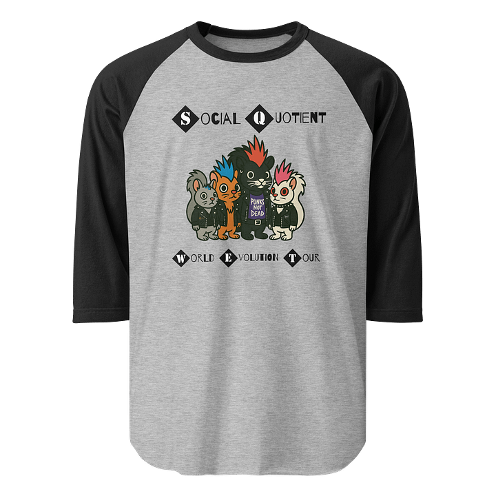 Social Quotient World Evolution Tour Raglan Tee product image (1)