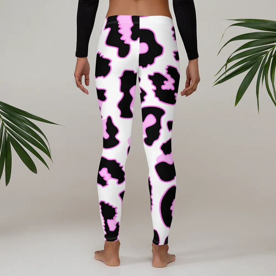 Black Leopard Print Leggings – Sleek, Stylish & Perfect for Any Occasion product image (4)