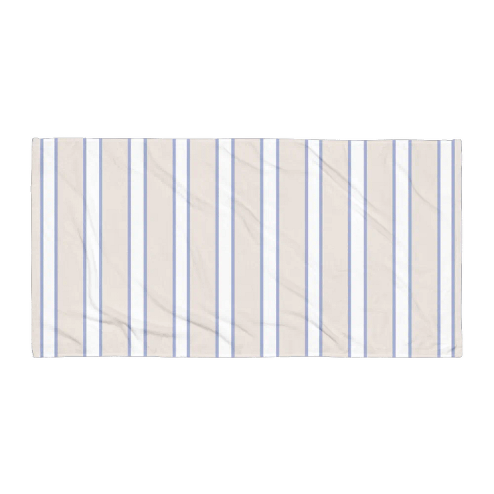 CLASSIC SEASIDE HAMPTONS TOWEL - MARITIMES HANDTUCH MIT STREIFEN HAMPTONS STYLE product image (1)