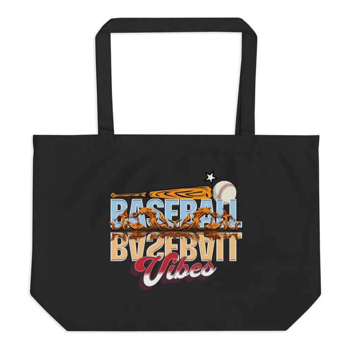 Baseball Flaming Vibes Tote product image (1)