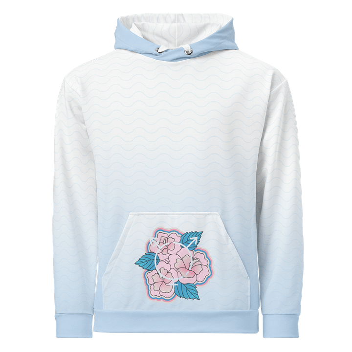 LGBTQIAP2S+ 2025, Trans Flower with Symbol, Hoodie product image (1)