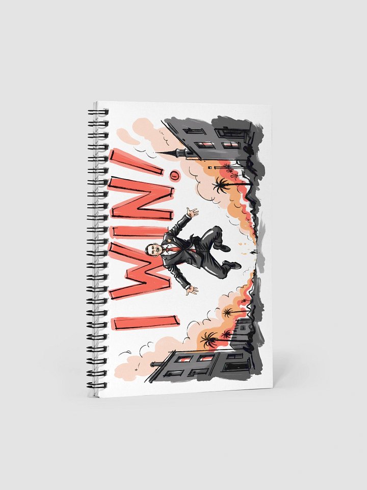Dynamic Win Art Print – Urban Triumph Spiral Notebook product image (1)