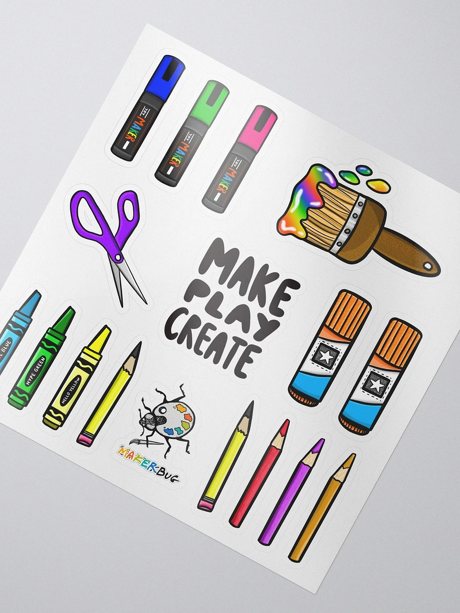 MAKE PLAY CREATE Sticker Sheet product image (2)