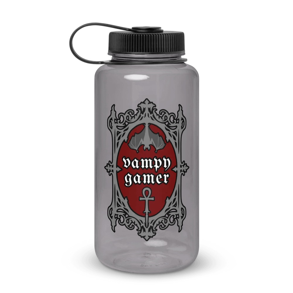 Vampy Gamer 32 oz Water Bottle product image (1)