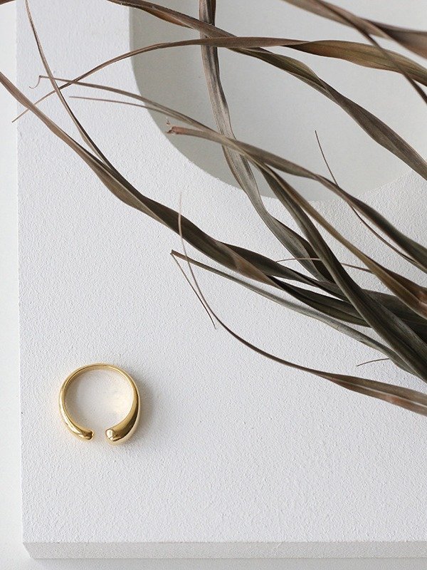 Minimalist Open Curve Rings | Gold & Silver Tone product image (7)