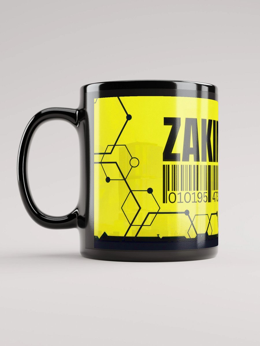 ZAKIMAN CYBER CODE 0101 | Black Glossy Mug product image (11)