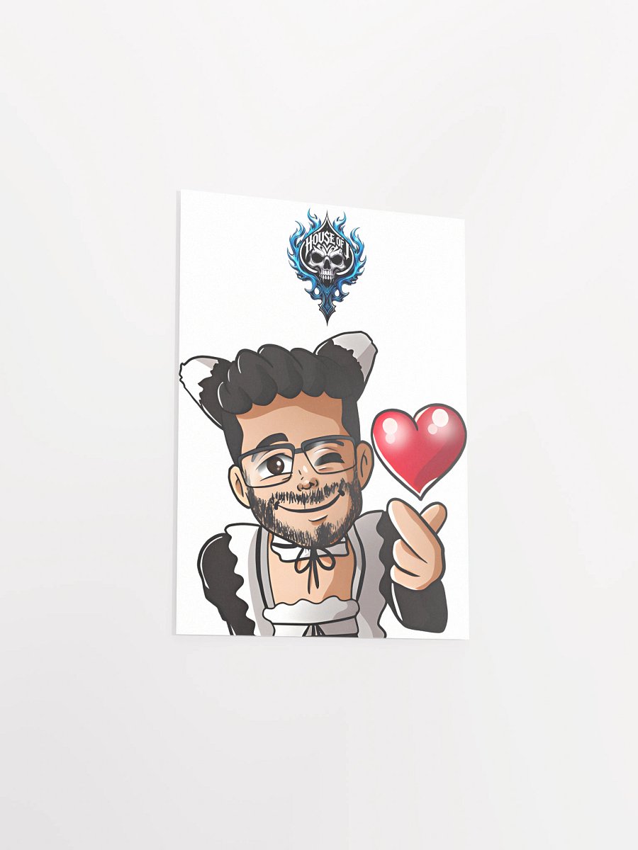"Maid J " Heart Poster (Light) product image (3)
