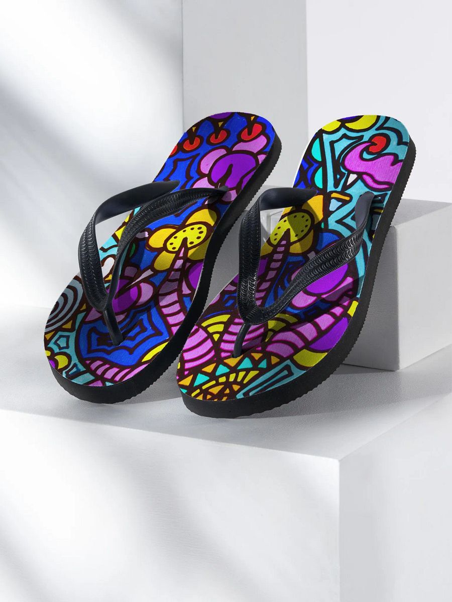 Vibrant Harmony Flip-Flops product image (1)