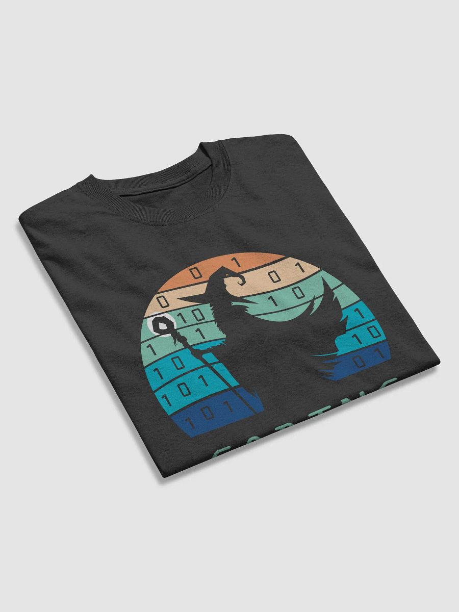 Epic Vintage Sunset "Coding Wizard" Silhouette T-Shirt product image (6)