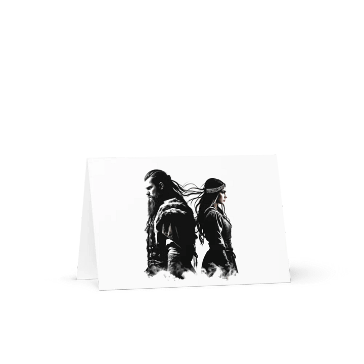 Greeting Card - Viking Couple product image (2)