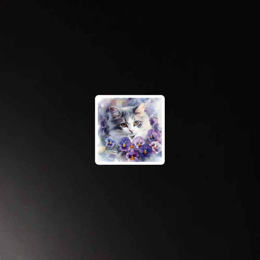 Pansy Cat Magnets product image (5)