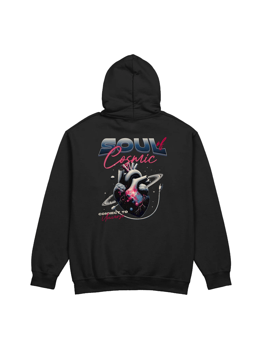Staggered Silver Letters Classic Hoodie product image (2)