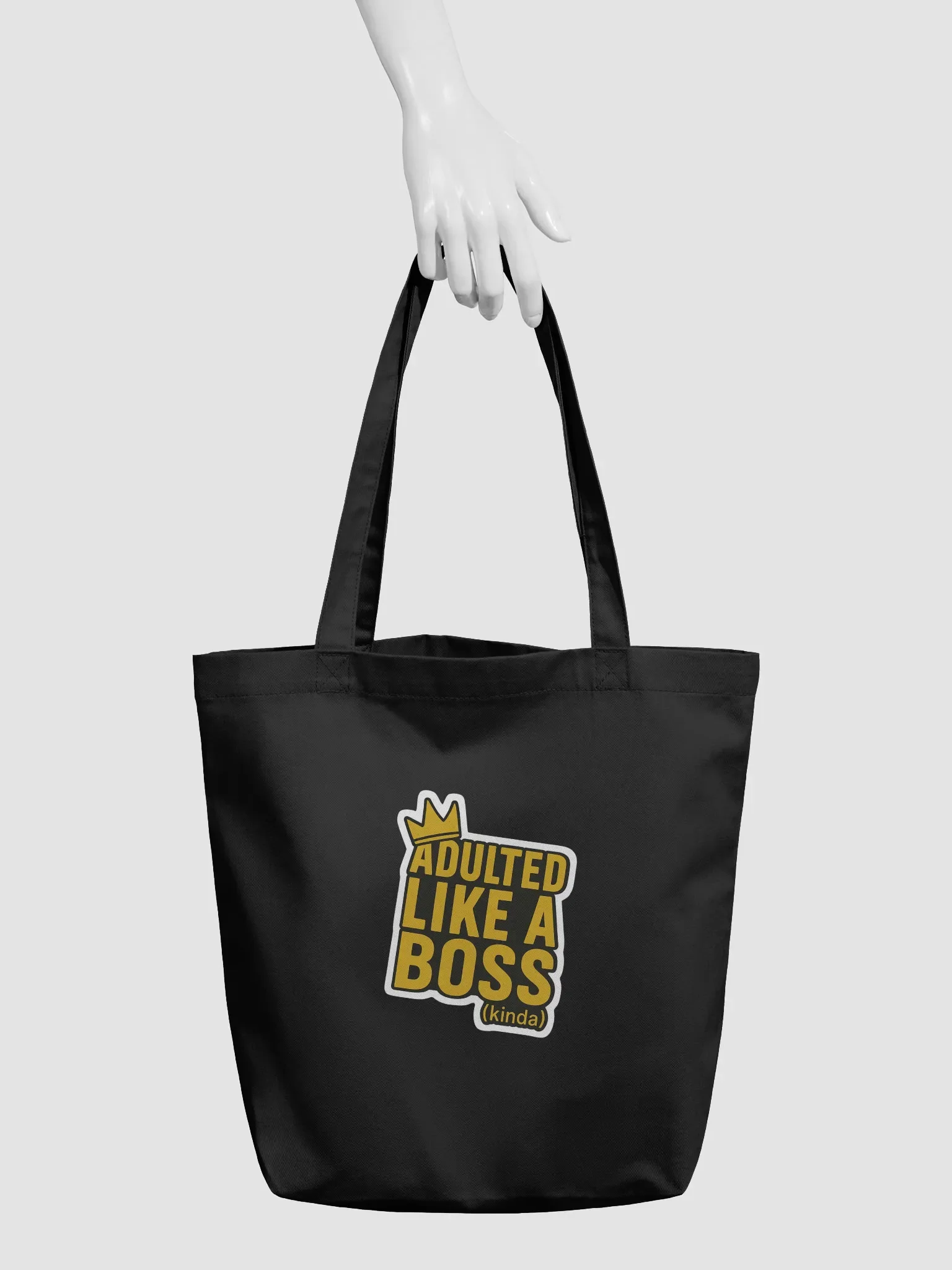 Adulted Like a Boss (Kinda) Eco Tote product image (3)