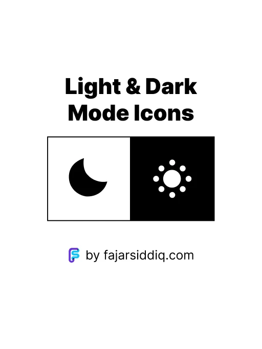 Light and Dark Mode Icons product image (1)
