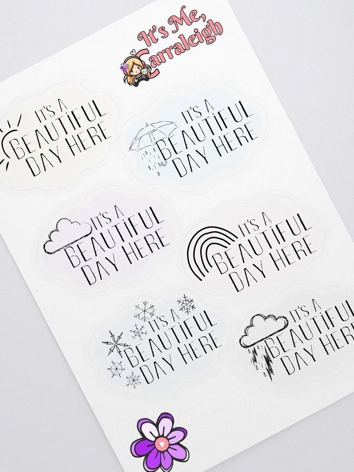 Beautiful Day Sticker Sheet product image (1)
