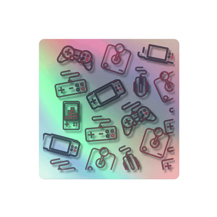 Gamer Holo Sticker product image (2)