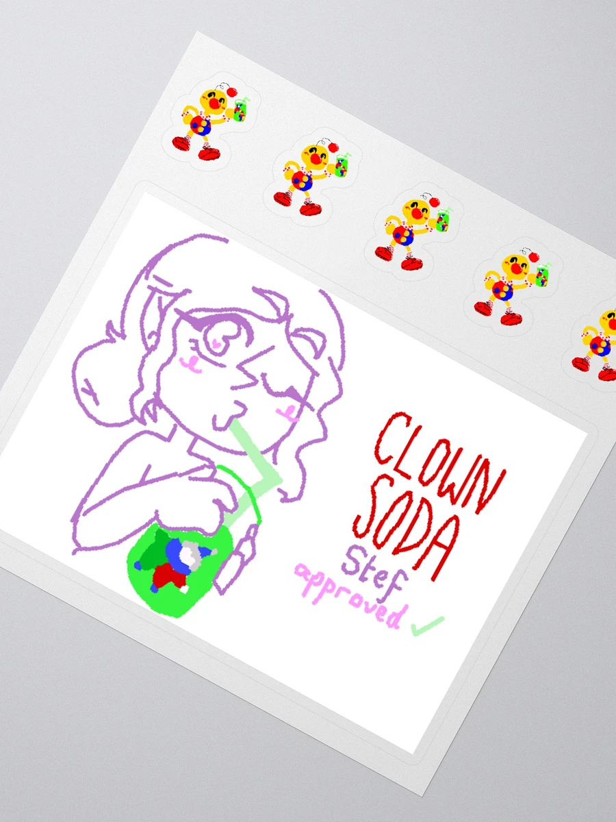 Stef Clown Soda Sticker product image (6)