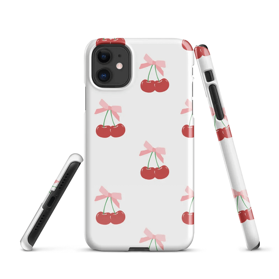 Cherry Bow Snap Case for iPhone® product image (1)