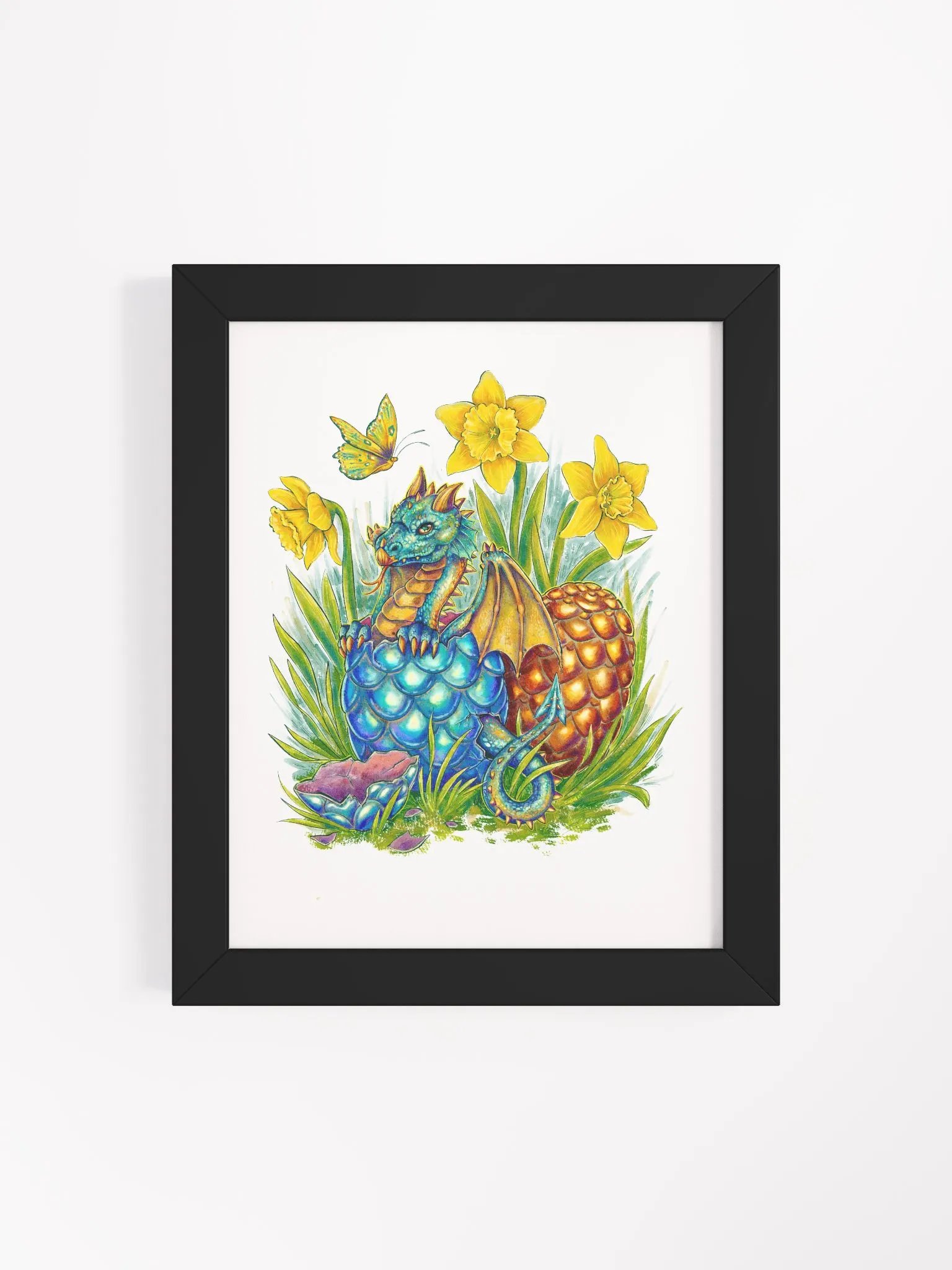 Dragon Hatchling Haven Framed Poster product image (111)
