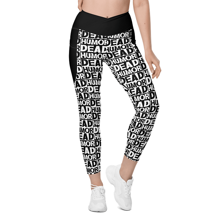 Checkerprint Crossover Leggings product image (1)