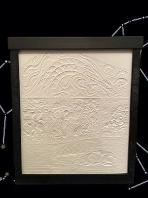 I just wanted to drop this real quick, I know I’ve made a post about these pieces before, but I wanted a chance to show the light boxes that I’ve made for them. I had so much fun, making the Dog and the Dragon in Lithophane I made one for my Girl Who Looked Up print as well.  The symbols themselves are also recessed with some glow-in-the-dark material so even without the light on the symbols will glow.  I'm cooking up some New fun things to bring with me to Nexus -  Though I won’t have a booth, if you catch me around I will be handing out some free things like Santa.  #cosm#cosmerer#stormlightarchiven#brandonsandersond#hiddenworldhopperl#worldhopperm#cosmeretokd#thedogandthedragong#thegirlwholookedup