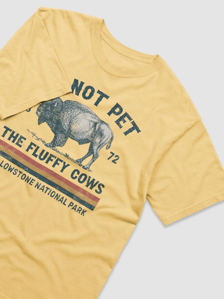 Do Not Pet the Fluffy Cows, Yellowstone National Park Tee | Retro-Style Western T-Shirt for Travel and Road Trips product image (6)