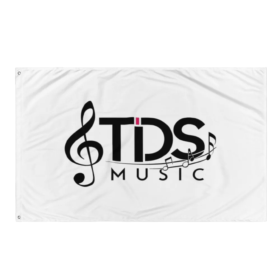 Exclusive TDS Music All-Over Print Flag - 34.5x56in Polyester with Music Design product image (4)