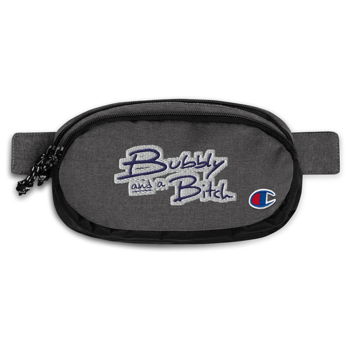 Bubbly and a B (navy bubble design) champion fanny pack product image (1)
