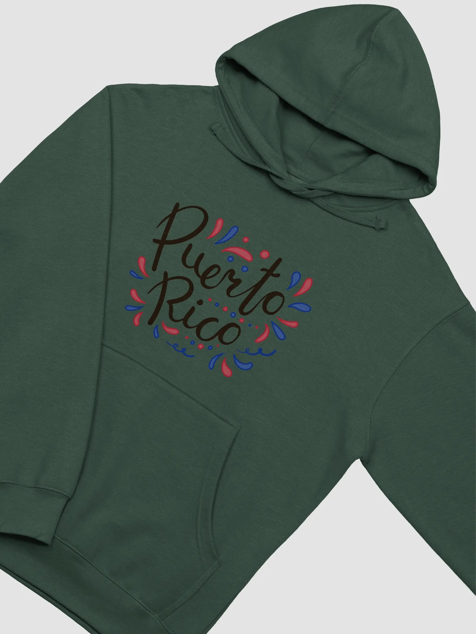 Puerto Rico Festive Script Hoodie product image (16)