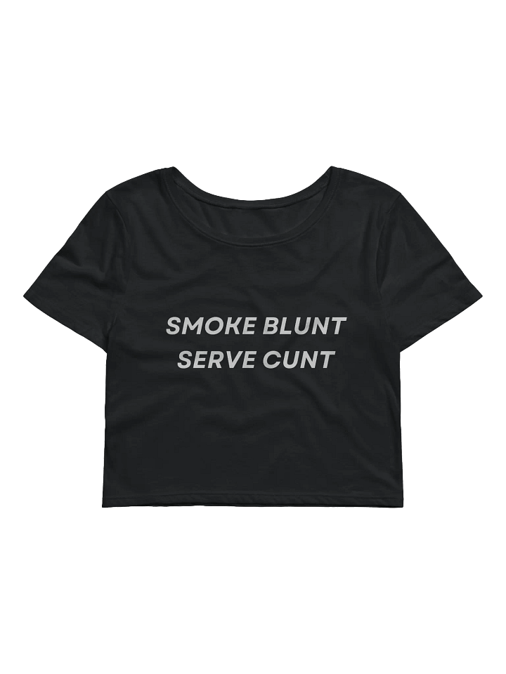 Serve Black Crop Tee product image (1)