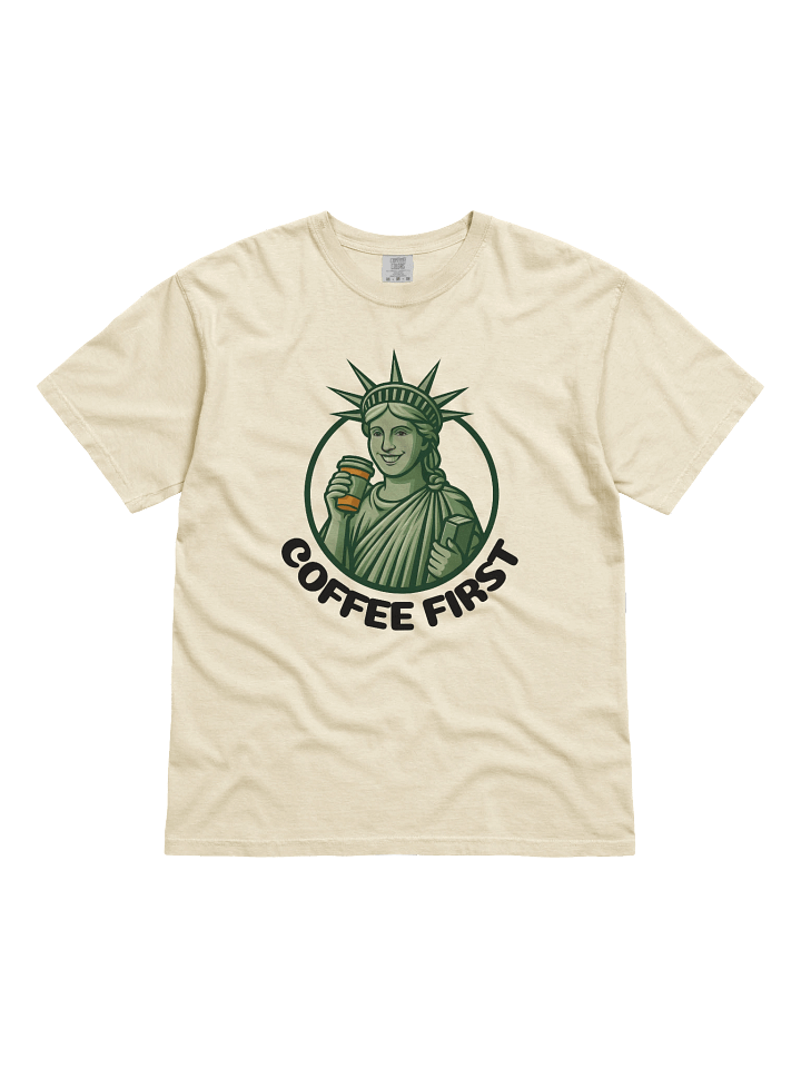 Coffee First Premium Unisex T-Shirt product image (2)