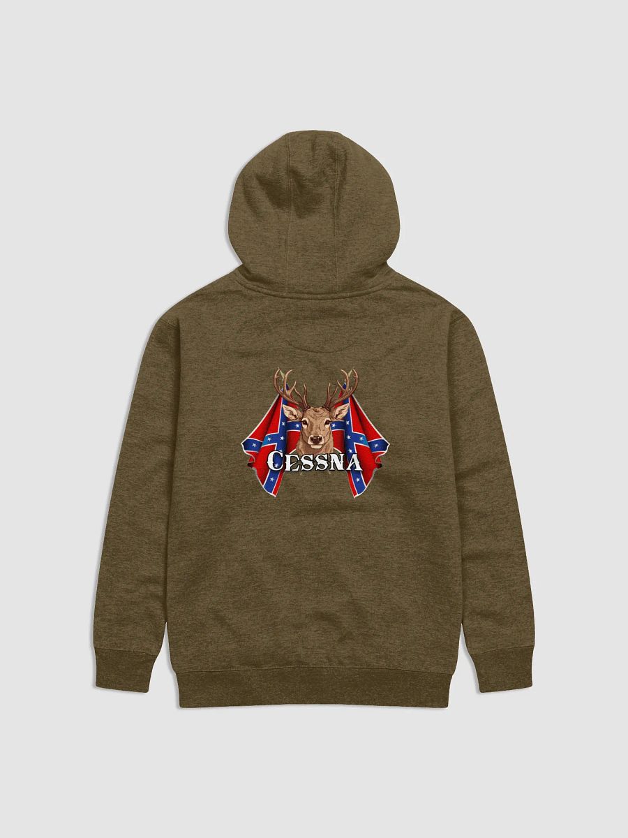 "Cessna" Last Name Rebel Redneck Deer - Adult Hoodie product image (2)