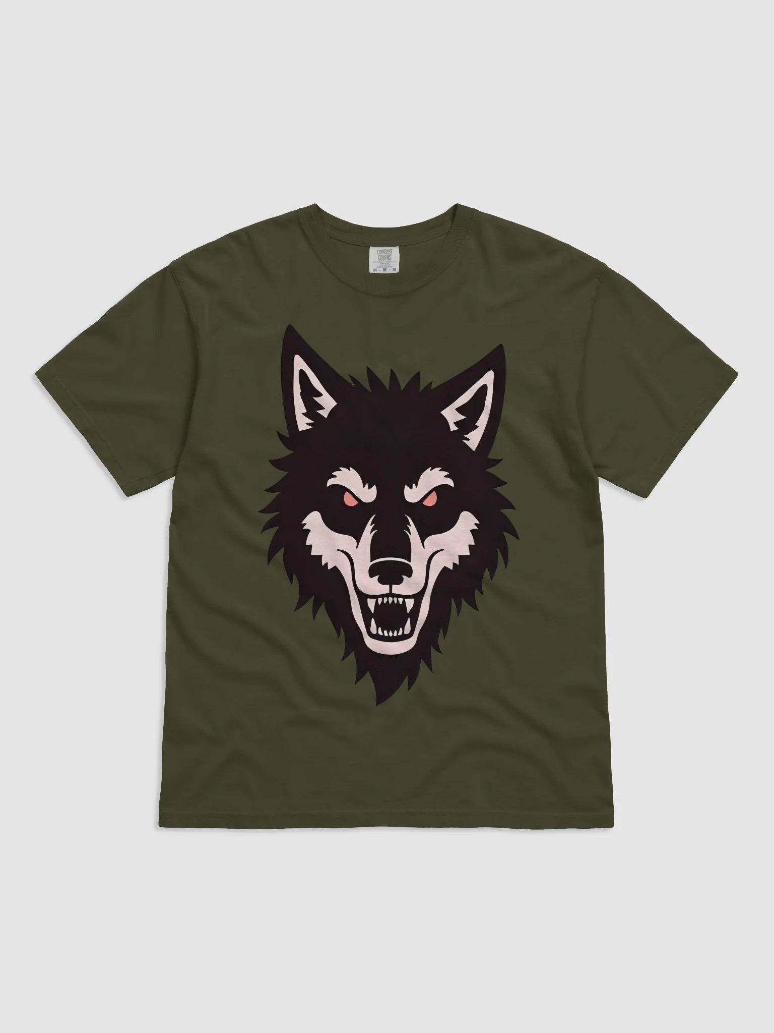 Scary Wolf Face Sweatshirt – Feral Beast Mode Streetwear product image (2)