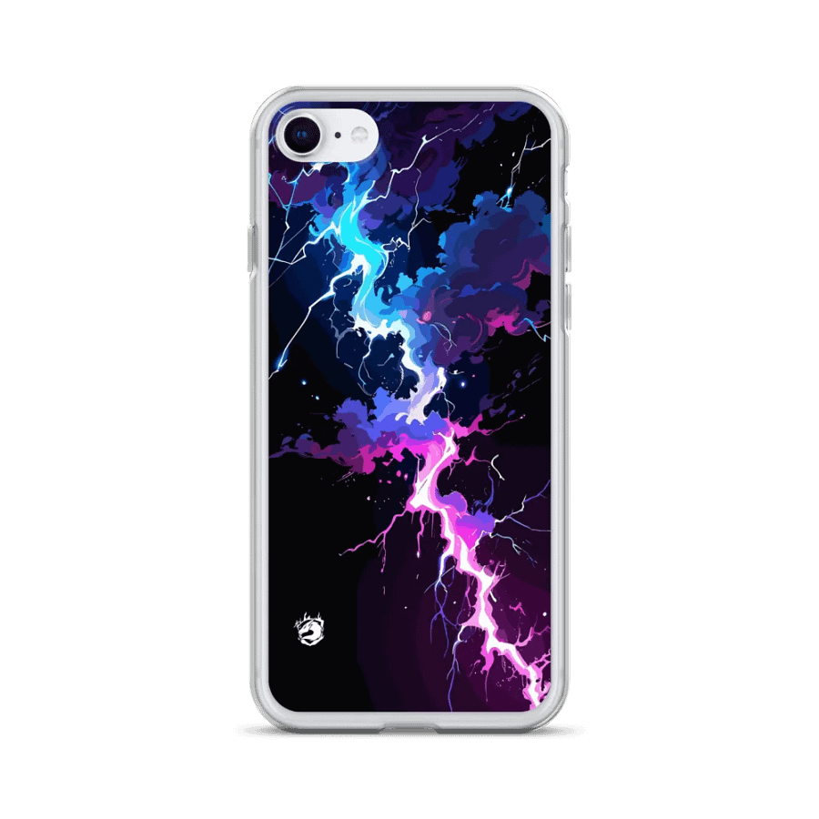Electrifying Lightning Bolt Clear iPhone Case product image (24)