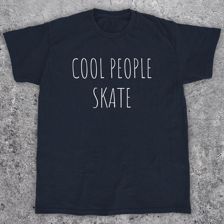 Cool people skate, Skateboarding t-shirt, Unisex product image (1)