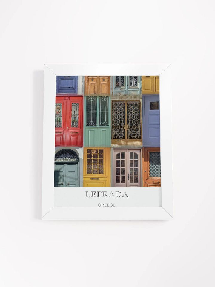 Lefkada - Framed High-Quality Matte Poster product image (1)