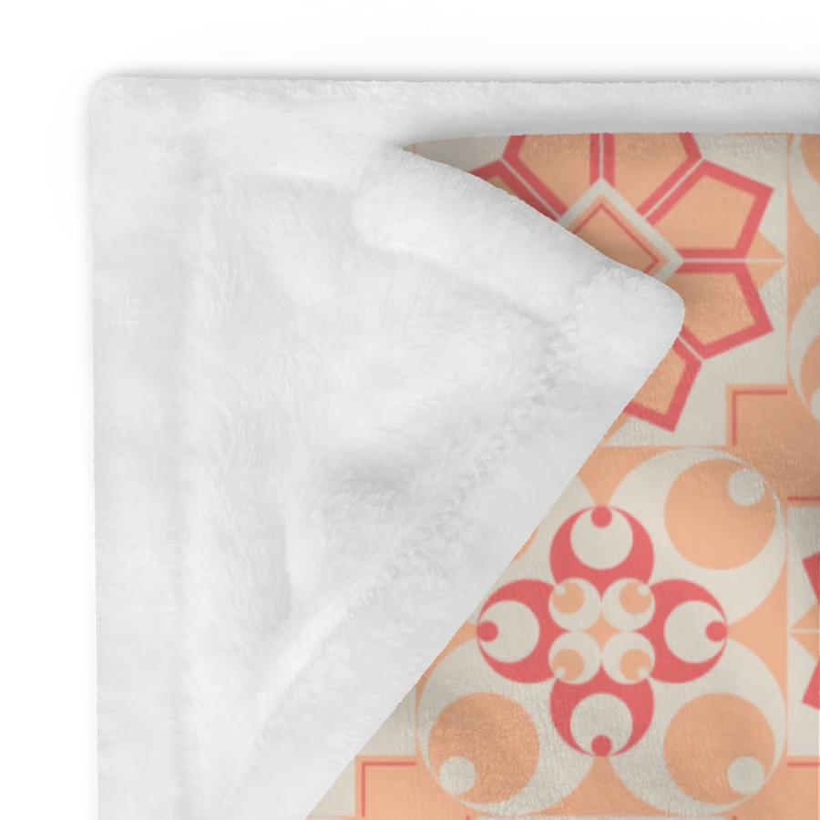 Peach Mosaic Throw Blanket product image (12)