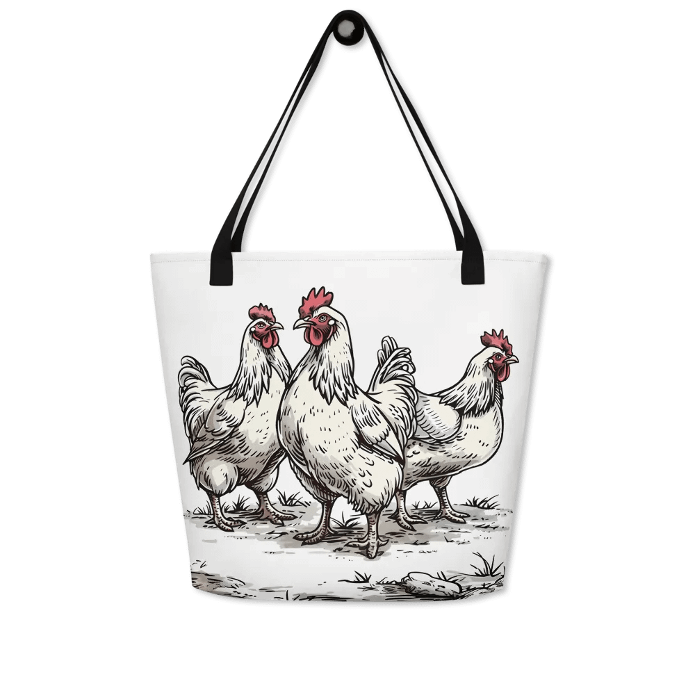 Retro Chicken Tote Bag product image (7)