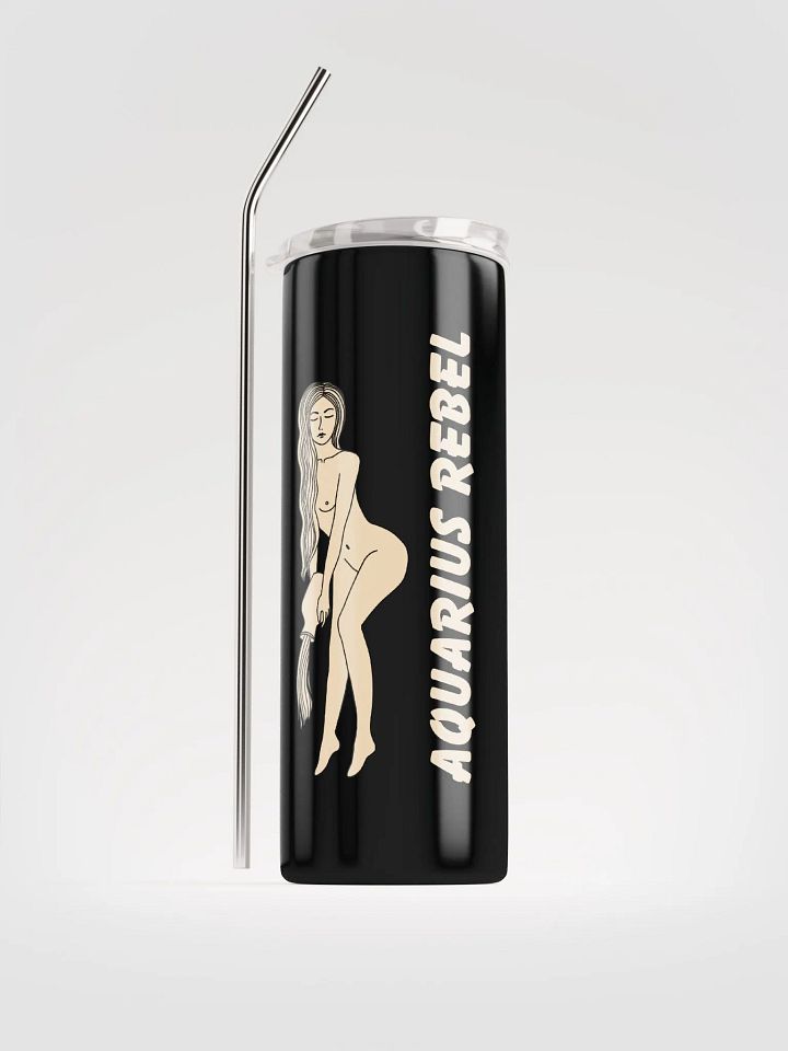 Aquarius Rebel Stainless Steel Tumbler: Embrace the Cosmic Vibe! ♒✨ product image (1)
