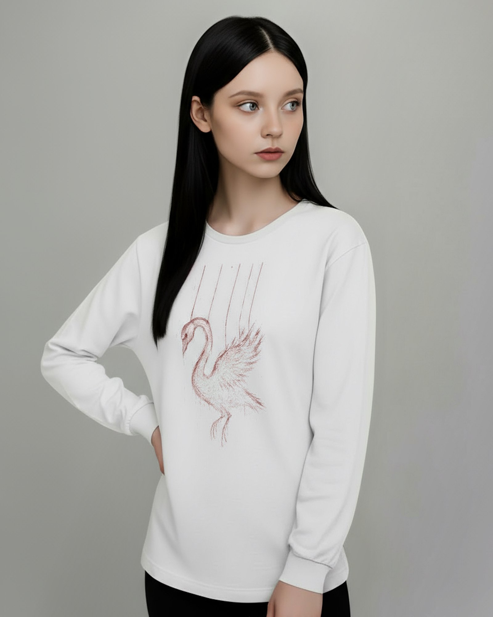 The Sigil | Black Swan Unisex Long Sleeve Tee product image (1)